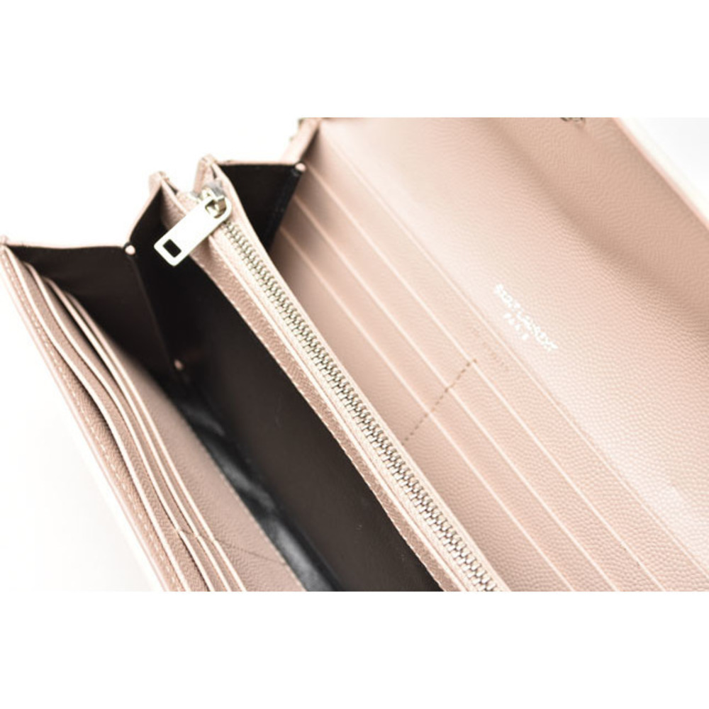 Saint Laurent Chain Wallet Long Wallet Evening Bag Leather Rose - Picture 4 of 8